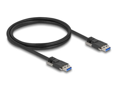 DeLOCK 80997 USB-kabel USB 3.2 Gen 1 (3.1 Gen 1) 1 m USB A Sort