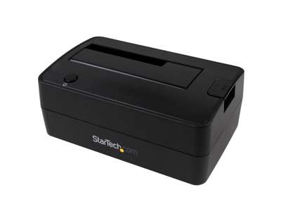 StarTech.com SDOCKU313 drev dockingstation USB 3.2 Gen 2 (3.1 Gen 2) Type micro-B Sort