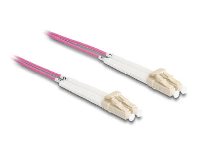 DeLOCK 88090 InfiniBand og fiberoptisk kabel 5 m LC Violet