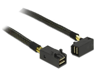 DeLOCK 0.5m, 2xMini SAS HD SFF-8643 0,5 m Sort