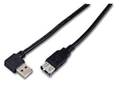 Microconnect USBAAF2ABLACK USB-kabel USB 2.0 1,8 m USB A Sort