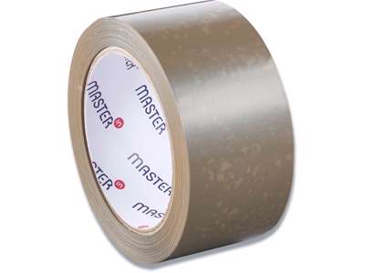 Tape - emballage, 72mm x 66m, Brun, 1 rulle, Master'In Solvent PVC32