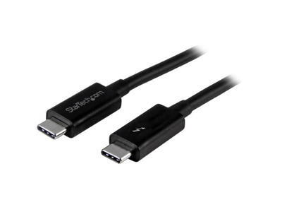 StarTech.com TBLT3MM1M Thunderbolt kabel 1 m 20 Gbit/sek. Sort