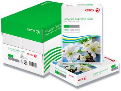 Kopipapir - hvidt, A4, 80 g/m², 500 ark/pakken, Xerox Supreme 100% Recycled