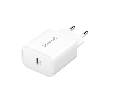 Intenso POWER ADAPTER USB-C/7802012 Universel Hvid Vekselstrøm Hurtig opladning Indendørs