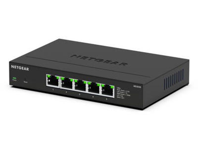 NETGEAR MS305E Ikke administreret 2.5G Ethernet (100/1000/2500) Sort