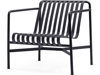 HAY Palissade Lounge Chair Low, Anthracite