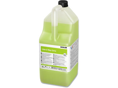 Kalkfjerner, Til kraftige kalkaflejringer, Flydende, 5000 ml, Ecolab Lime-A-Way Extra 