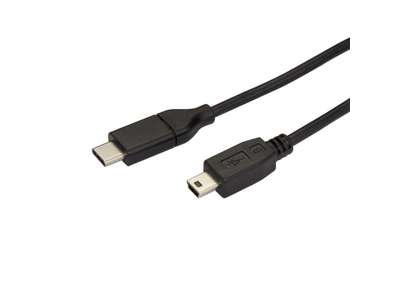 StarTech.com USB2CMB2M USB-kabel USB 2.0 2 m USB C Mini-USB B Sort