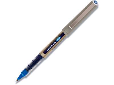 Rollerball pen, 0.7 mm, 0.3 mm, Blå, uni-ball Eye Fine UB-157-41