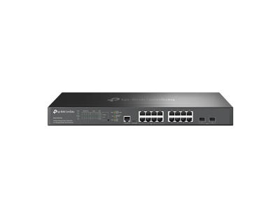 TP-Link Omada SG3218XP-M2 netværksswitch Administreret L2+ 2.5G Ethernet (100/1000/2500) Strøm over Ethernet (PoE) 1U Sort