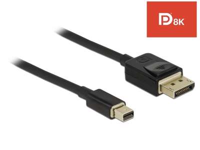 DeLOCK 84928 DisplayPort kabel 2 m Mini DisplayPort Sort