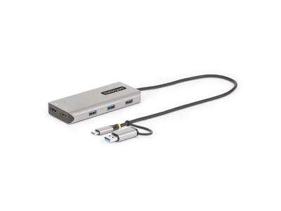 StarTech.com 167B-USBC-MULTIPORT dockingstation Ledningsført USB 3.2 Gen 1 (3.1 Gen 1) Type-C Sølv