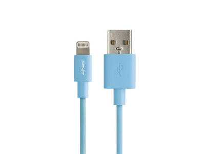 PNY C-UA-LN-B01-04 Lightning kabel 1,2 m Blå