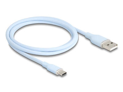 DeLOCK 81222 USB-kabel USB 2.0 1 m USB A USB C Blå