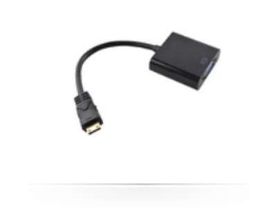 Microconnect HDMIVGA videokabel adapter 15 m VGA (D-Sub) HDMI Type C (Mini) Sort