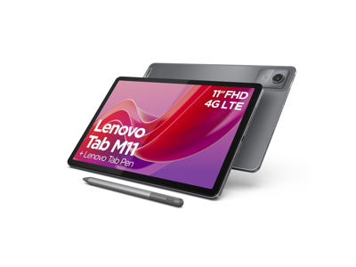 Lenovo Tab M11 4G Mediatek LTE 128 GB 27,9 cm (11") 4 GB Wi-Fi 5 (802.11ac) Android 13 Grå