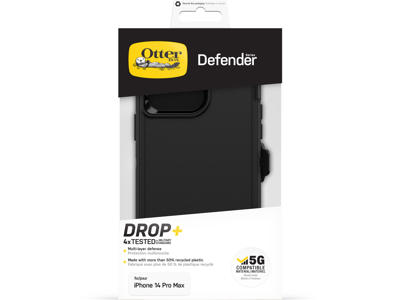 OtterBox Defender mobiltelefon etui 17 cm (6.7") Koblingskasse Sort