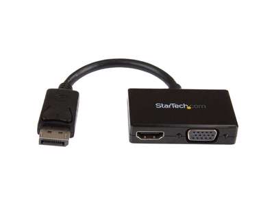 StarTech.com DP2HDVGA videokabel adapter 0,15 m Sort