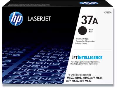 Toner, 37A, Black-sort, 11.000 sider, HP CF237A