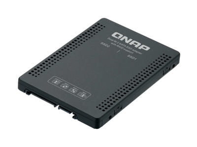 QNAP QDA-A2MAR drevkabinet SSD kabinet Sort M.2