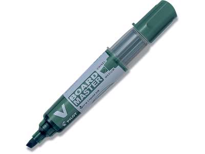 Whiteboard marker, Skrå spids, Grøn, 2-6 mm, Pilot V Board Master WBMA-VBM-MC-BG-G