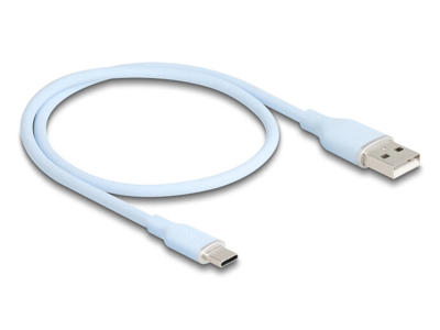 DeLOCK 81221 USB-kabel USB 2.0 0,5 m USB A USB C Blå