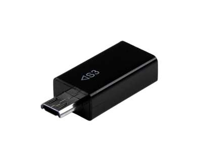 StarTech.com S3MHADAP kabel kønsskifter MHL USB Micro-B Sort