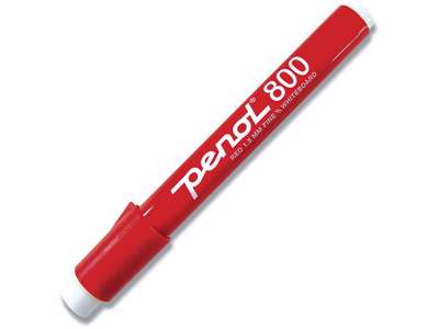 Whiteboard marker, Rund spids, Rød, 1.5 mm, Penol 800