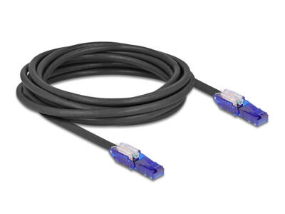 DeLOCK 80929 netværkskabel Sort, Violet 5 m Cat6 U/UTP (UTP)