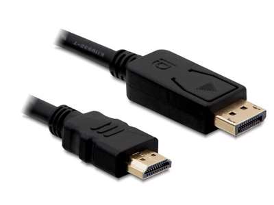 DeLOCK Displayport/HDMI, 1m Sort