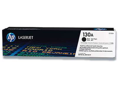 Toner, 130A, Black-sort, 1.300 sider, HP CF350A