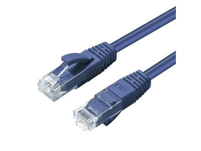 Microconnect MC-UTP6A003B netværkskabel Blå 0,3 m Cat6a U/UTP (UTP)