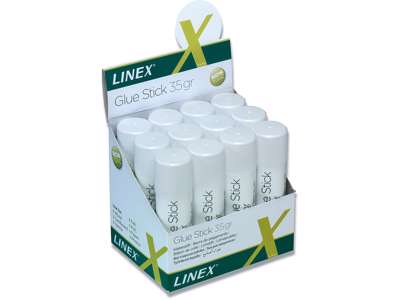 Limstift, 35 g, Rund, 1 stk, Linex 