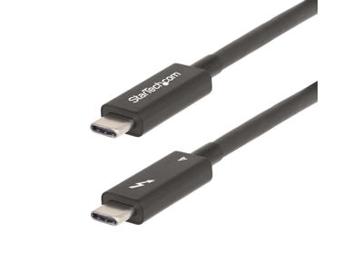 StarTech.com A40G2MB-TB4-CABLE Thunderbolt kabel 2 m 40 Gbit/sek. Sort