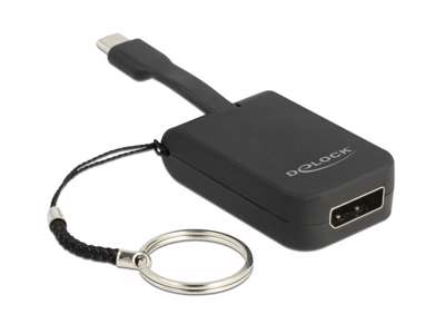 DeLOCK 63940 videokabel adapter 0,03 m USB Type-C DisplayPort Sort