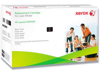 Toner, CE505X/05X, Black-sort, 6.500 sider, Xerox XRC 003R99808