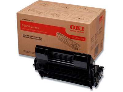 Toner, B6500, Black-sort, 22.000 sider, OKI 9004462