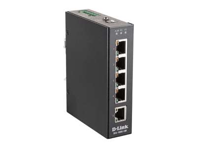 D-Link DIS-100E-5W netværksswitch Ikke administreret L2 Fast Ethernet (10/100) Sort