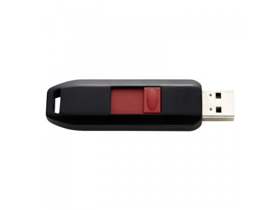 Intenso 16GB USB2.0 USB-nøgle USB Type-A 2.0 Sort, Rød