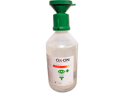 Øjenskyl, Flaske med øjenkop, Steril, 500 ml, OX-ON