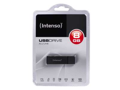 Intenso Alu Line USB-nøgle 8 GB USB Type-A 2.0 Anthracit