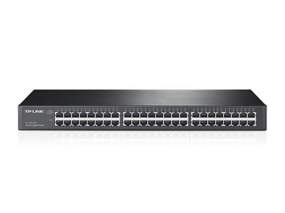 TP-Link TL-SG1048 Ikke administreret Gigabit Ethernet (10/100/1000) 1U Sort