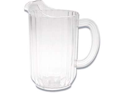 Serveringskande Pitcher 1,4L klar slagfast plast 6stk/kar