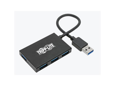 Tripp Lite U360-004-4A-AL interface hub USB 3.2 Gen 1 (3.1 Gen 1) Type-A 5000 Mbit/s Sort