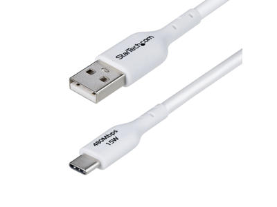 StarTech.com USB2AC3MNCWHE USB-kabel USB 2.0 3 m USB A USB C Hvid