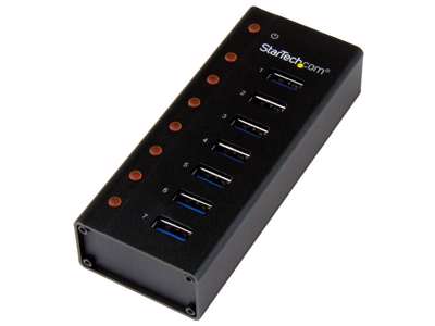 StarTech.com ST7300U3M interface hub USB 3.2 Gen 1 (3.1 Gen 1) Type-B 5000 Mbit/s Sort