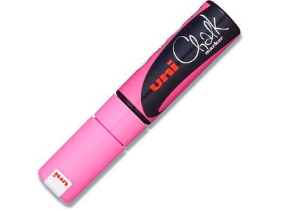 Kalk marker, 8 mm, Fluo pink, 1 stk, uni Chalk PWE-8K