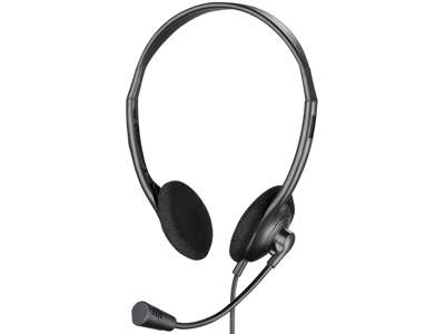 Sandberg 825-30 hovedtelefoner/headset Ledningsført Kontor/Callcenter Sort