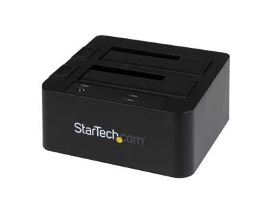 StarTech.com SDOCK2U33EB drev dockingstation USB 3.2 Gen 1 (3.1 Gen 1) Type-B Sort